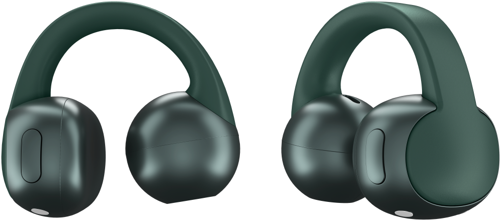 AURICULARES MOTOROLA MOTO BUDS LOOP VERDE - detalle