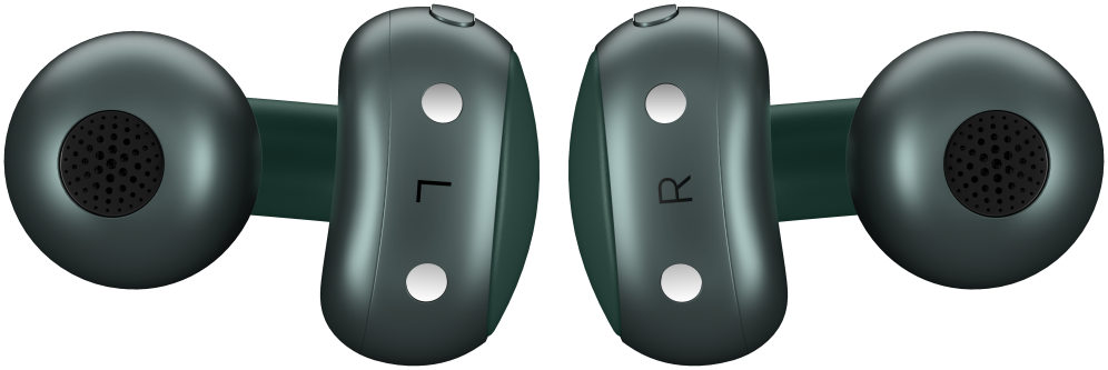 AURICULARES MOTOROLA MOTO BUDS LOOP VERDE - detalle