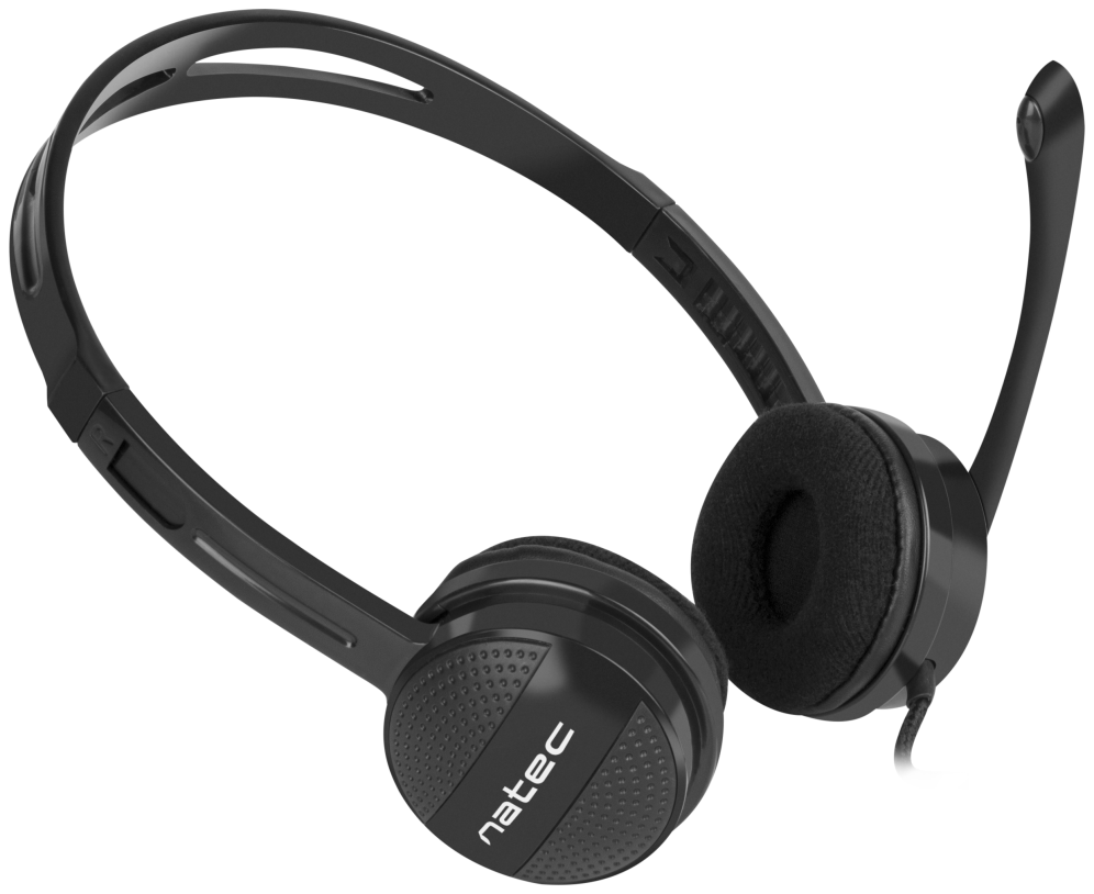 AURICULARES NATEC CANARY GO NEGRO MICROFONO ALAMBRICO JACK 3.5MM - detalle
