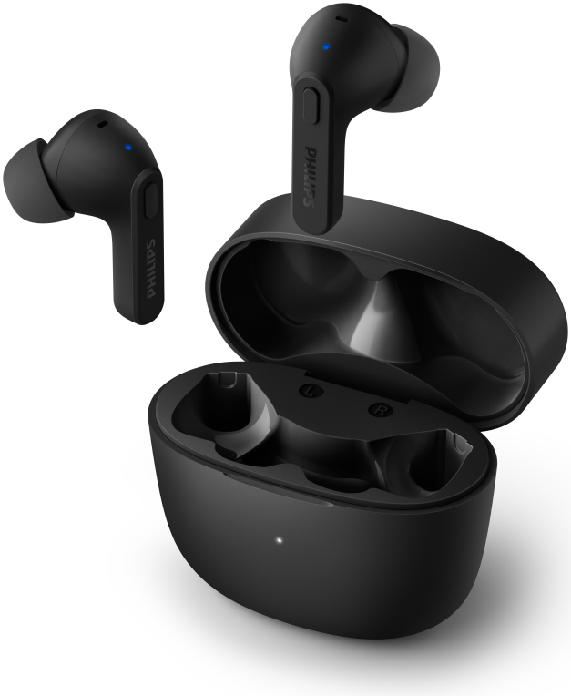 AURICULARES PHILIPS TAT2206BK/00 TRUE WIRELESS NEGRO MICROFONO BT - detalle