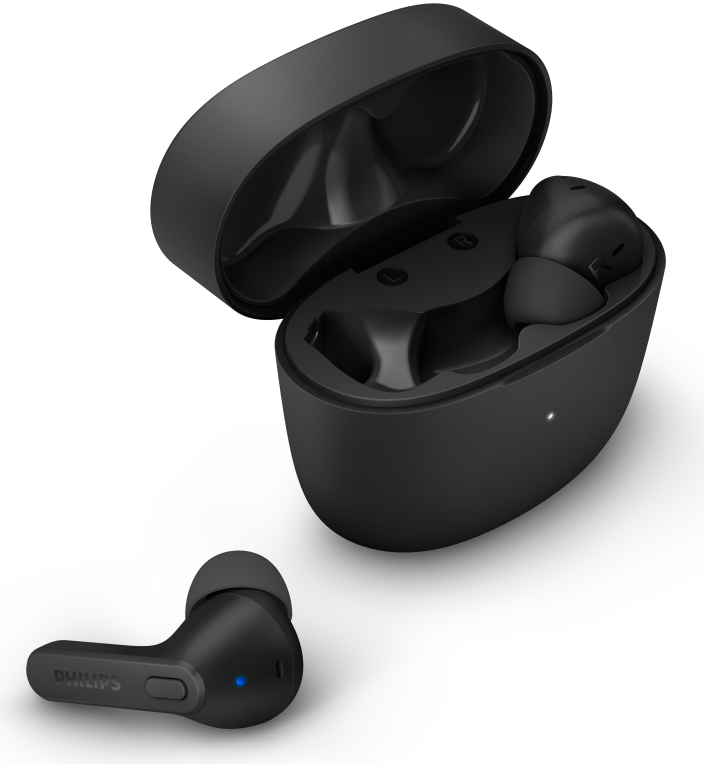 AURICULARES PHILIPS TAT2206BK/00 TRUE WIRELESS NEGRO MICROFONO BT - detalle