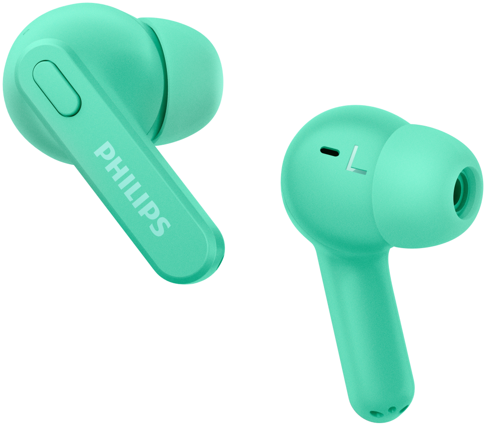 AURICULARES PHILIPS TAT2206GR/00 TRUE WIRELESS VERDE MICROFONO BT - detalle