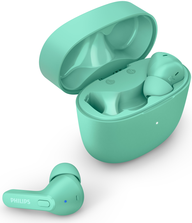 AURICULARES PHILIPS TAT2206GR/00 TRUE WIRELESS VERDE MICROFONO BT - detalle