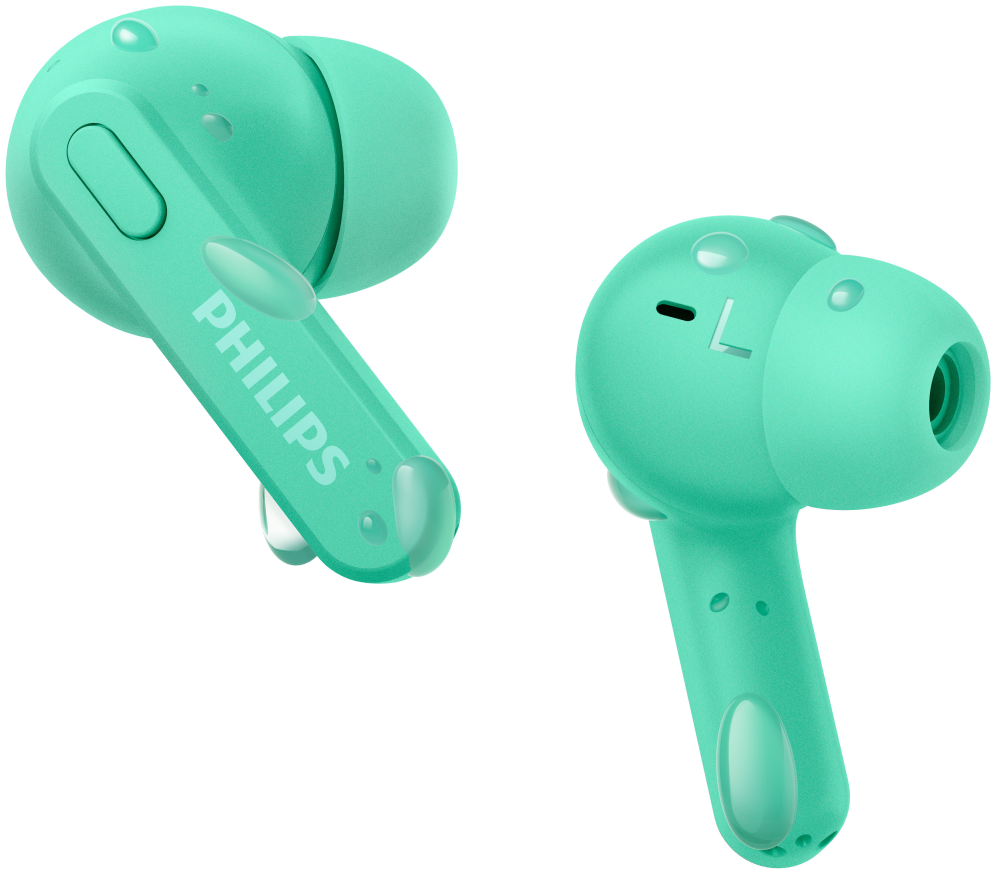 AURICULARES PHILIPS TAT2206GR/00 TRUE WIRELESS VERDE MICROFONO BT - detalle