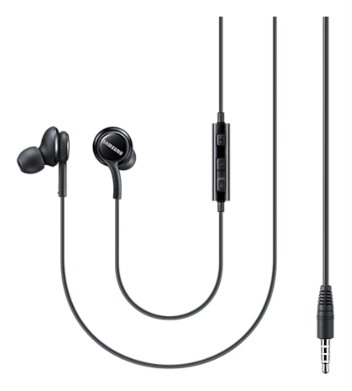 AURICULARES SAMSUNG BLACK IN EAR 3.5MM NEGROS - detalle