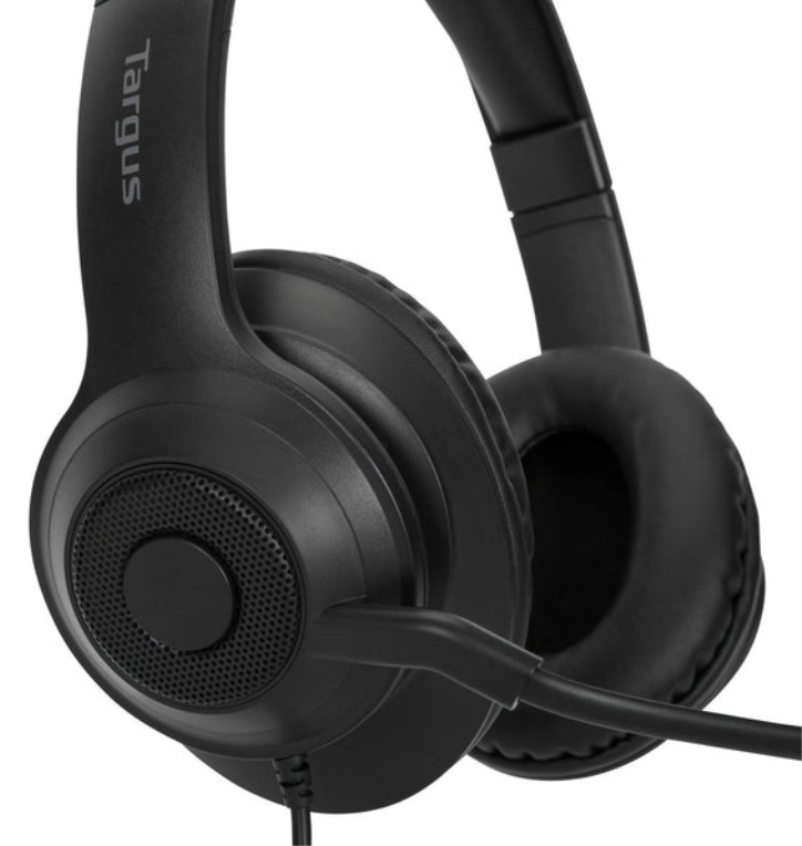AURICULARES TARGUS AEH102GL NEGRO MICROFONO ALAMBRICO - detalle