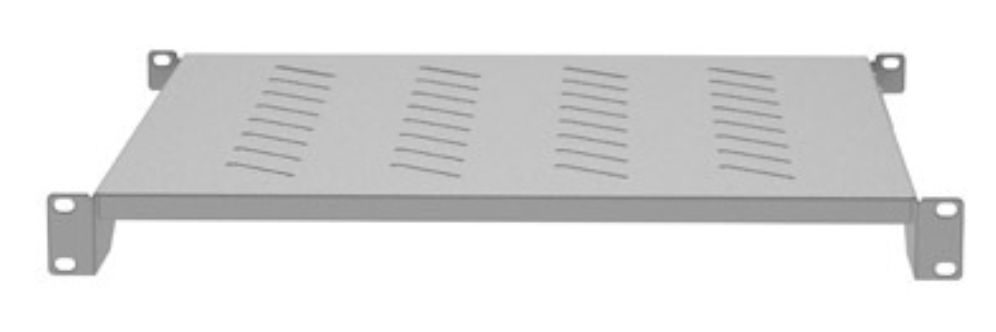 BANDEJA LANBERG FIJA 1U 483X500 MM HASTA 25KG RACK 19 GRIS - detalle