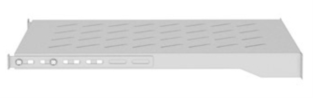 BANDEJA LANBERG FIJA 1U 483X500 MM HASTA 25KG RACK 19 GRIS - detalle