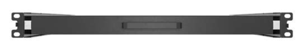 BANDELA LANBERG DESLIZANTE 1U 445X500MM HASTA 35KG RACK 19" NEGRO - detalle