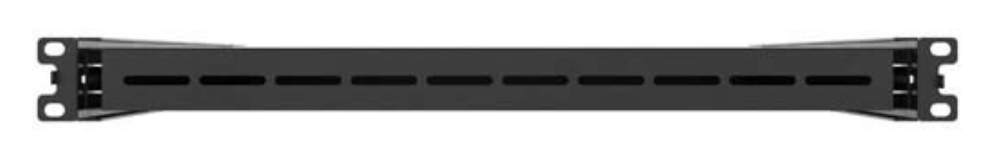 BANDELA LANBERG DESLIZANTE 1U 445X500MM HASTA 35KG RACK 19" NEGRO - detalle