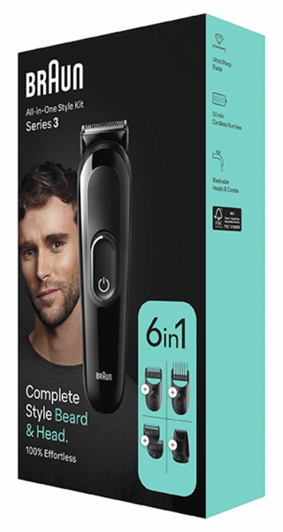 BARBERO BRAUN MGK3420 6 EN 1 - detalle