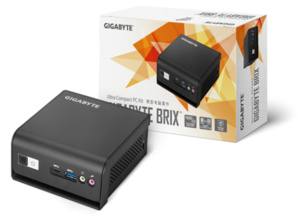BAREBONE GIGABYTE BRIX CEL N4500 FANLESS WIFI NO HDD NO RAM
