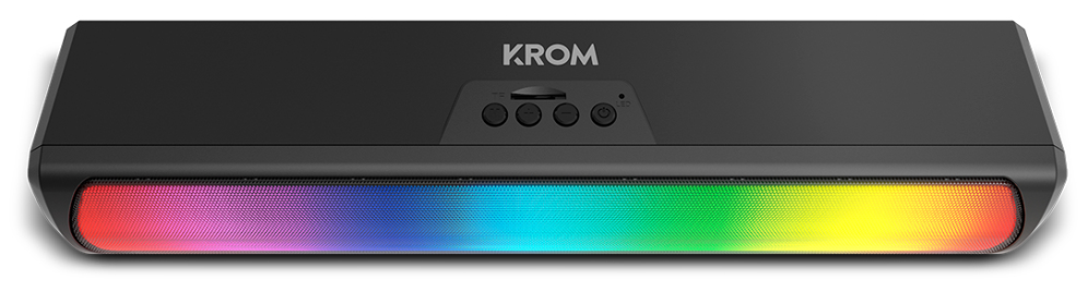 BARRA DE SONIDO BLUETOOTH RGB KROM K-POP - detalle