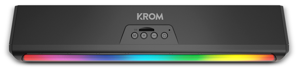 BARRA DE SONIDO BLUETOOTH RGB KROM K-POP - detalle
