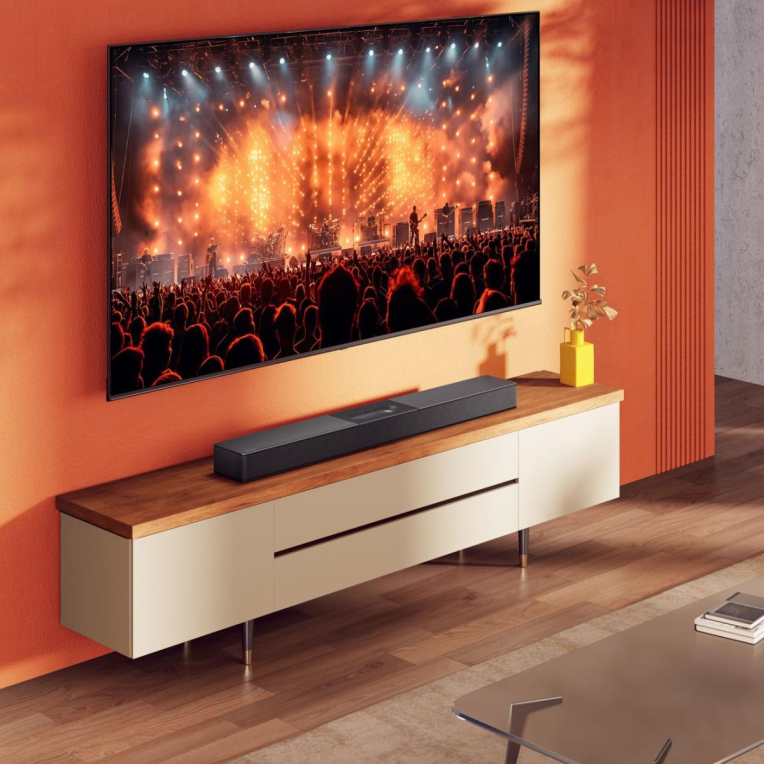 BARRA SONIDO HISENSE HS2000 2.1 SUBWOOFER INTEGRADO 240W DOLBY DIGITAL BT - detalle
