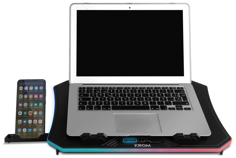BASE REFRIGERACION KROM KOOLER RGB LAPTOP COOLING BASE - detalle