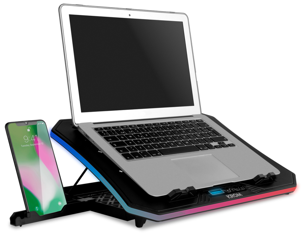 BASE REFRIGERACION KROM KOOLER RGB LAPTOP COOLING BASE - detalle