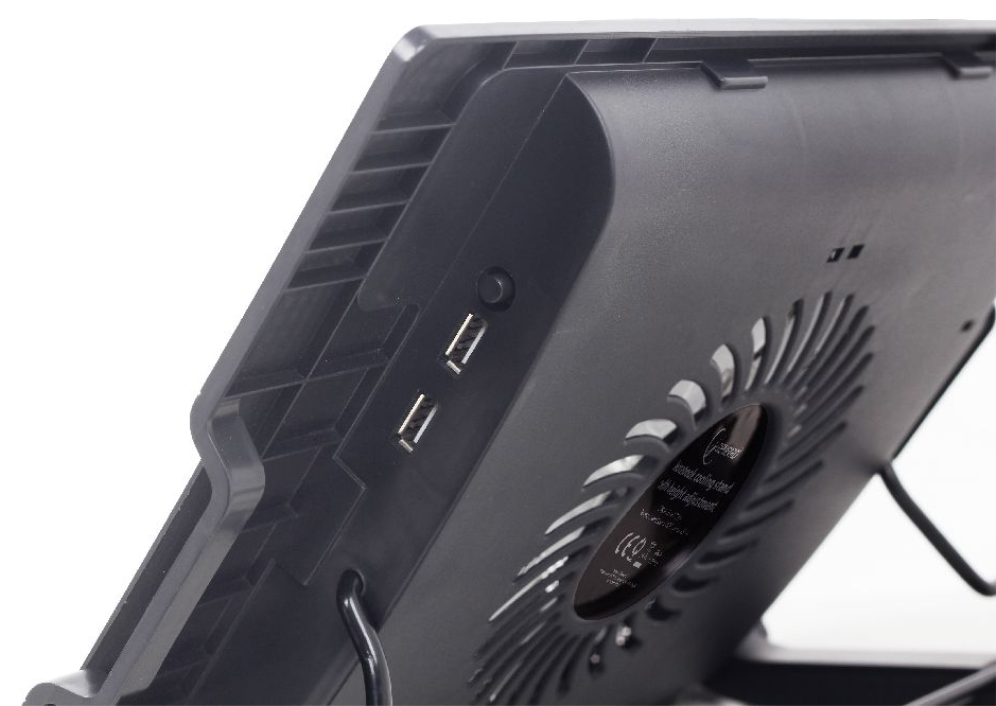 BASE REFRIGERADORA GEMBIRD PORTATIL 17" CON AJUSTE - detalle