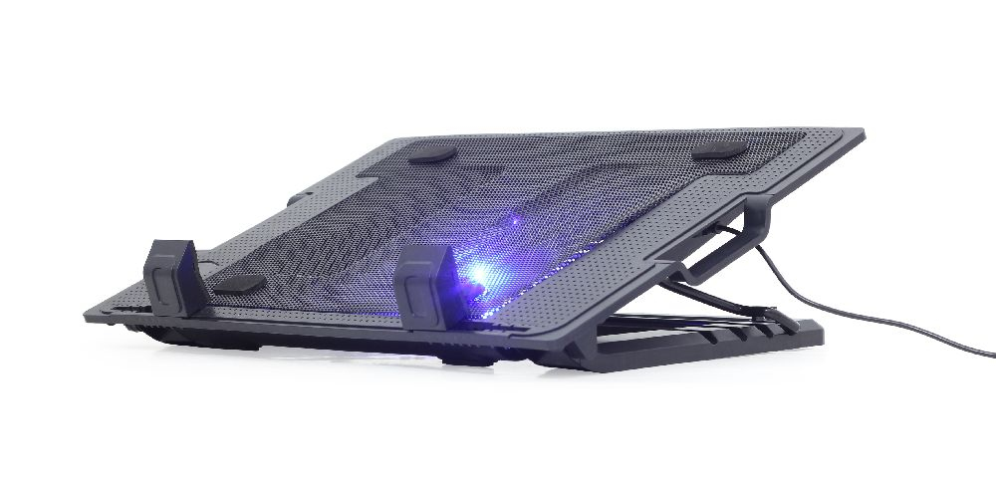 Gembird NBS-1F17T-01 almohadilla fría 43.2 cm (17") 1500 RPM Negro