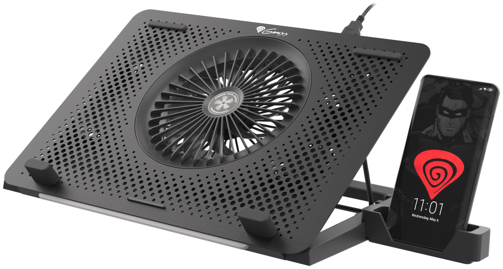 BASE REFRIGERADORA GENESIS OXID 450 RGB PARA PORTATIL 15.6" - detalle