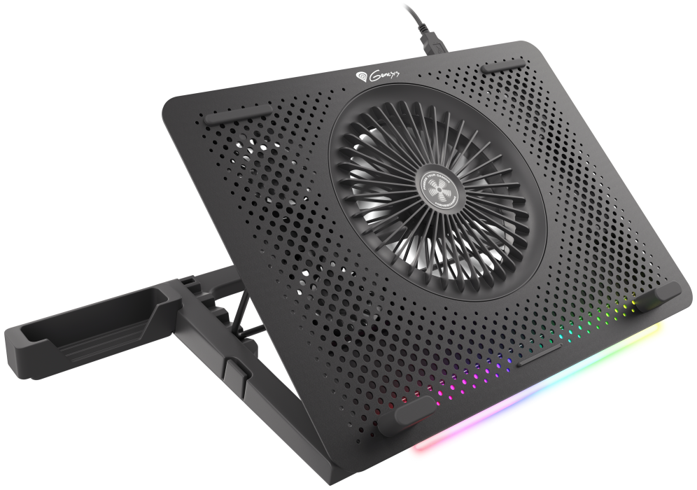BASE REFRIGERADORA GENESIS OXID 450 RGB PARA PORTATIL 15.6" - detalle