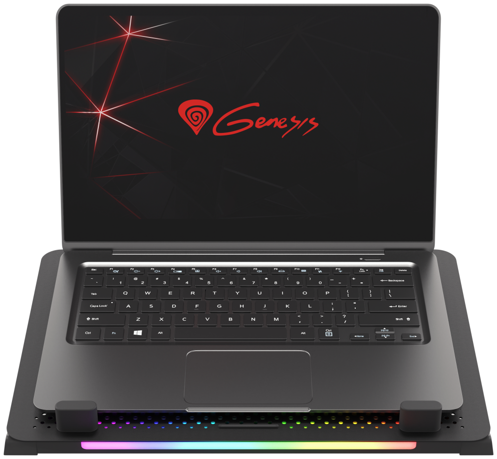 BASE REFRIGERADORA GENESIS OXID 450 RGB PARA PORTATIL 15.6" - detalle