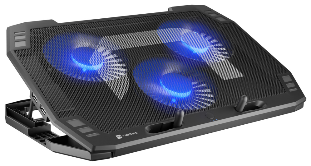 BASE REFRIGERADORA NATEC ORIOLE PARA PORTATIL 15.6"-17.3" NEGRA - detalle