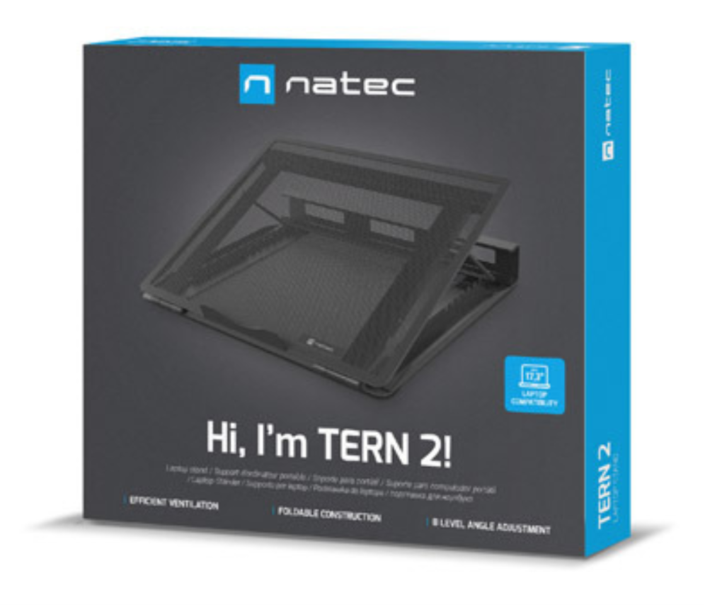 BASE REFRIGERADORA NATEC TERN 2 PARA PORTATIL 12.1"-17.3" - detalle