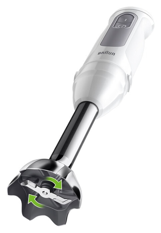 BATIDORA DE MANO BRAUN MQ50001M MULTIQUICK 5 1000W 21 VEL. ACERO - detalle