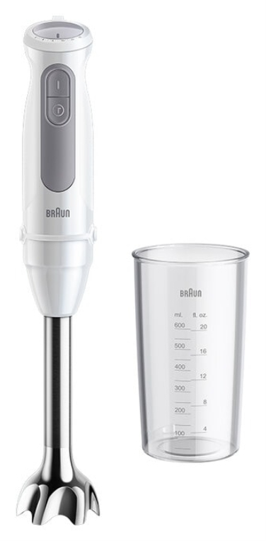 BATIDORA DE MANO BRAUN MQ50001M MULTIQUICK 5 1000W 21 VEL. ACERO