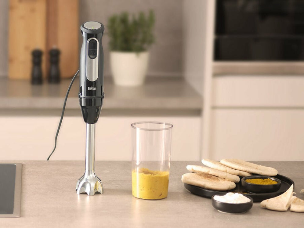 BATIDORA DE MANO BRAUN MQ55001M 1000W 25 VEL NEGRO - detalle