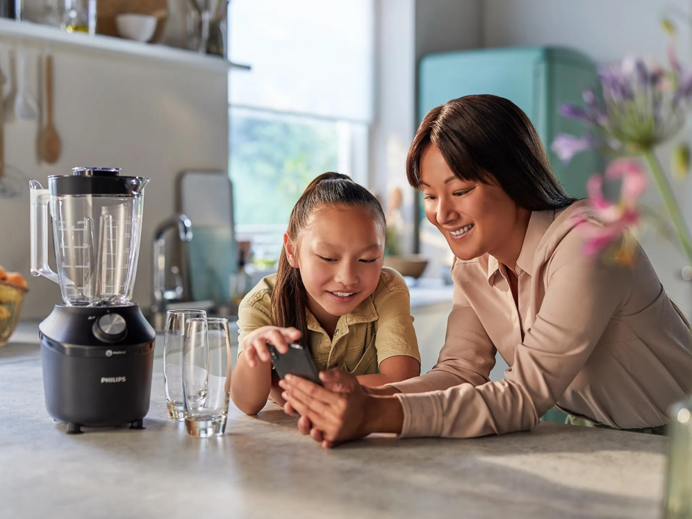 BATIDORA DE VASO PHILIPS HR2291/01 2L 600W NEGRO - detalle