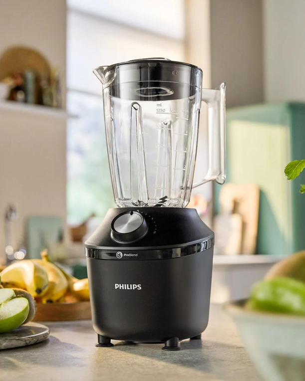 BATIDORA DE VASO PHILIPS HR2291/01 2L 600W NEGRO - detalle