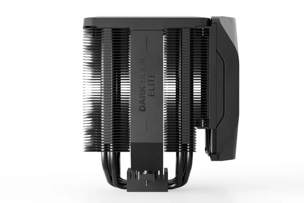 Ventilador de refrigeración be quiet! Dark Rock Elite para procesador, negro, de 13.5 cm, utilizado en sistemas de enfriamiento de aire.