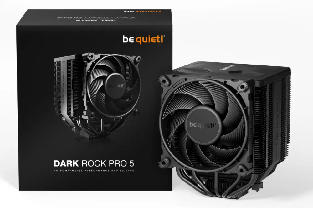 be quiet! Dark Rock Pro 5 Procesador Refrigerador de aire 120/135 mm Negro 1 pieza(s) - detalle