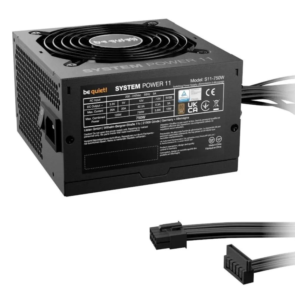 be quiet! Fuente SYSTEM POWER 11 750W 20+4 pin ATX - detalle