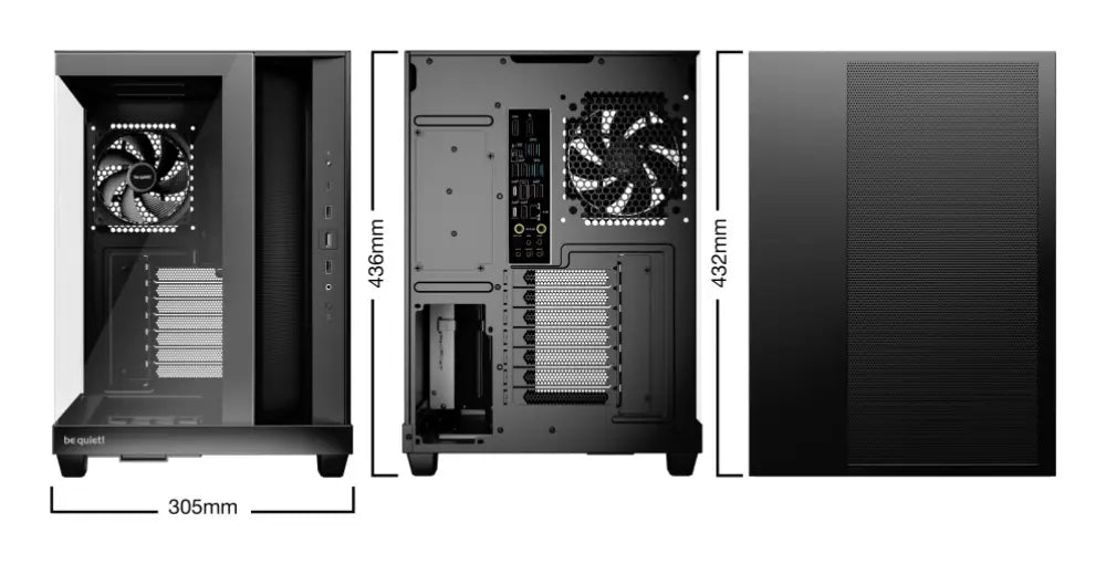 be quiet! Light Base 500 Midi Tower Negro - detalle
