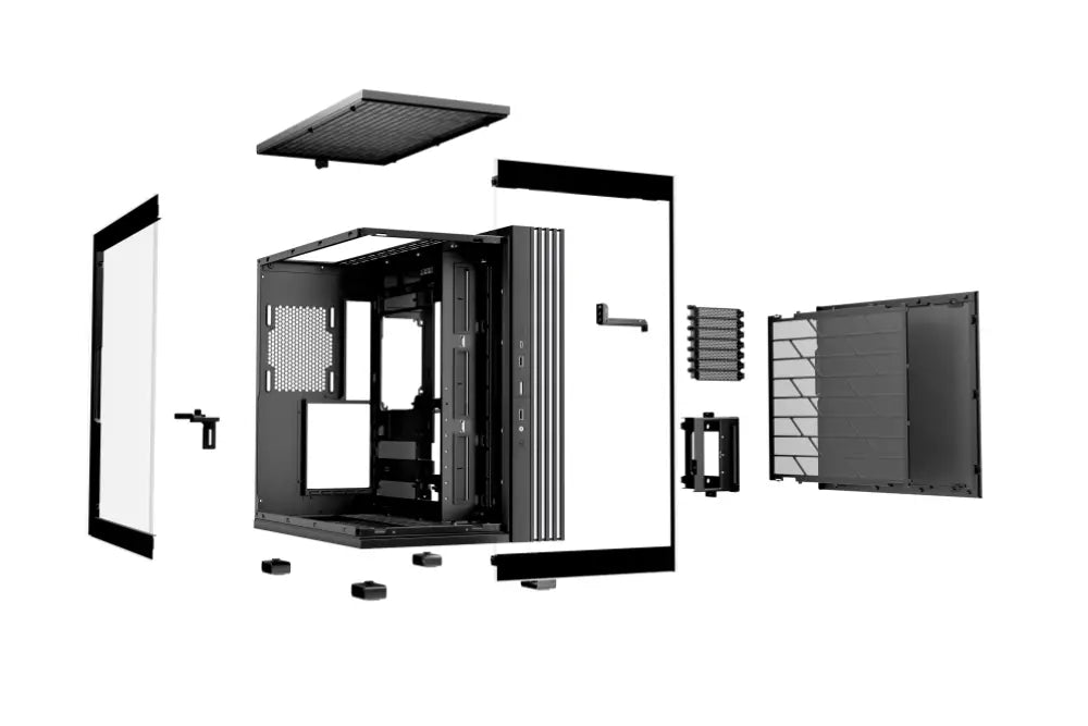 be quiet! LIGHT BASE 600 DX Black Midi Tower Negro - detalle