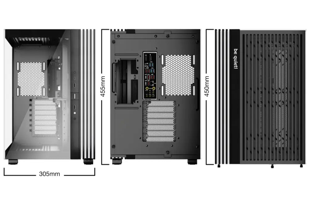 be quiet! LIGHT BASE 600 DX Black Midi Tower Negro - detalle