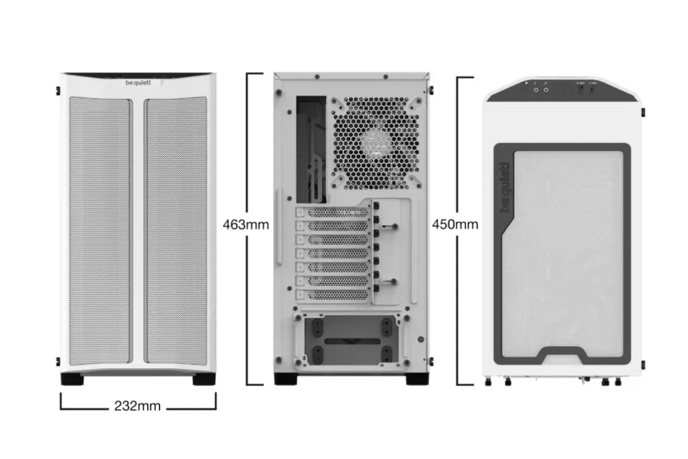 be quiet! Pure Base 500DX Midi Tower Blanco - detalle