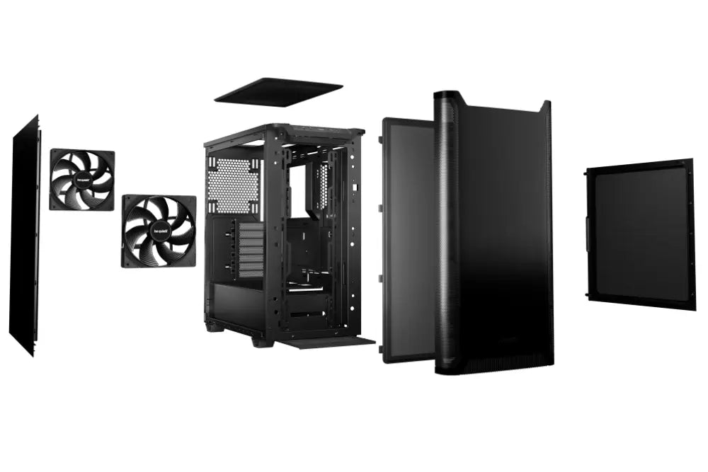 be quiet! PURE BASE 501 Black Midi Tower Negro - detalle