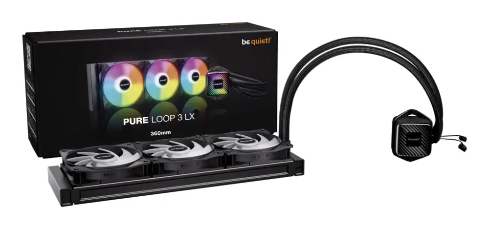 be quiet! PURE LOOP 3 LX Procesador Sistema de refrigeración líquida todo en uno 12 cm Negro 1 pieza(s) - detalle