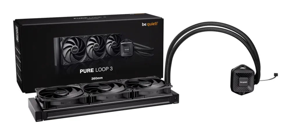 be quiet! PURE LOOP 3 Procesador Sistema de refrigeración líquida todo en uno 12 cm Negro 1 pieza(s) - detalle