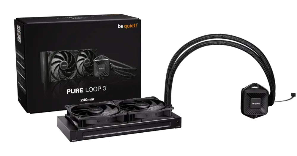 be quiet! PURE LOOP 3 Procesador Sistema de refrigeración líquida todo en uno 12 cm Negro 1 pieza(s) - detalle