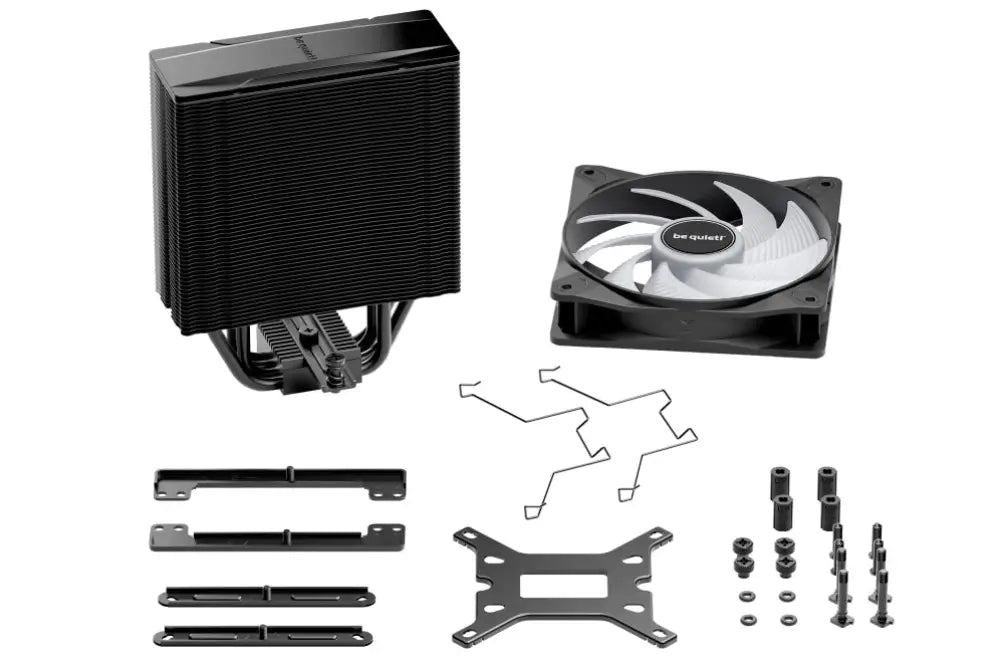 be quiet! Pure Rock 3 LX Procesador Refrigerador de aire 12 cm Negro 1 pieza(s) - detalle