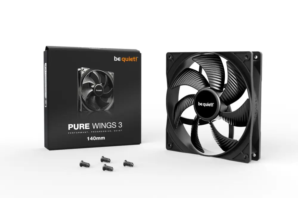 be quiet! Pure Wings 3 140mm Carcasa del ordenador Ventilador 14 cm Negro 1 pieza(s) - detalle