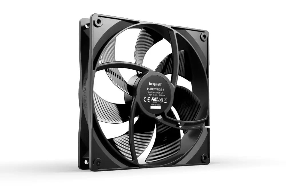 be quiet! Pure Wings 3 140mm Carcasa del ordenador Ventilador 14 cm Negro 1 pieza(s) - detalle