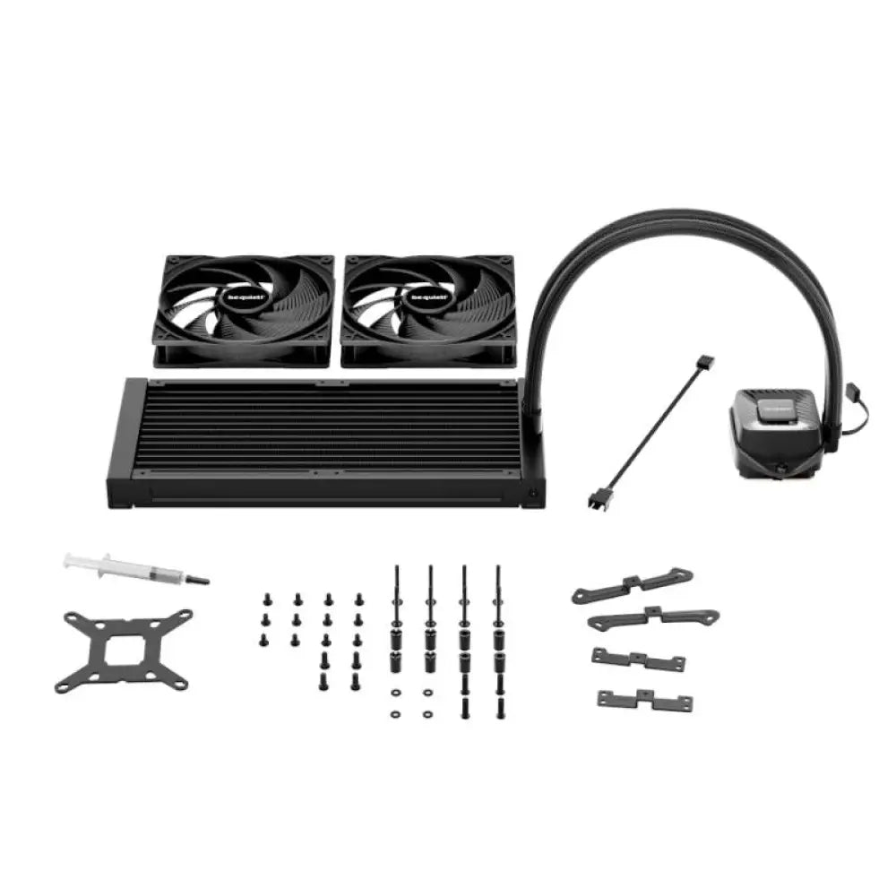 Refrigeración líquida be quiet! Pure Loop 3 de 14cm, sistema de enfriamiento para PC con radiador compacto y ventilador incluido.
