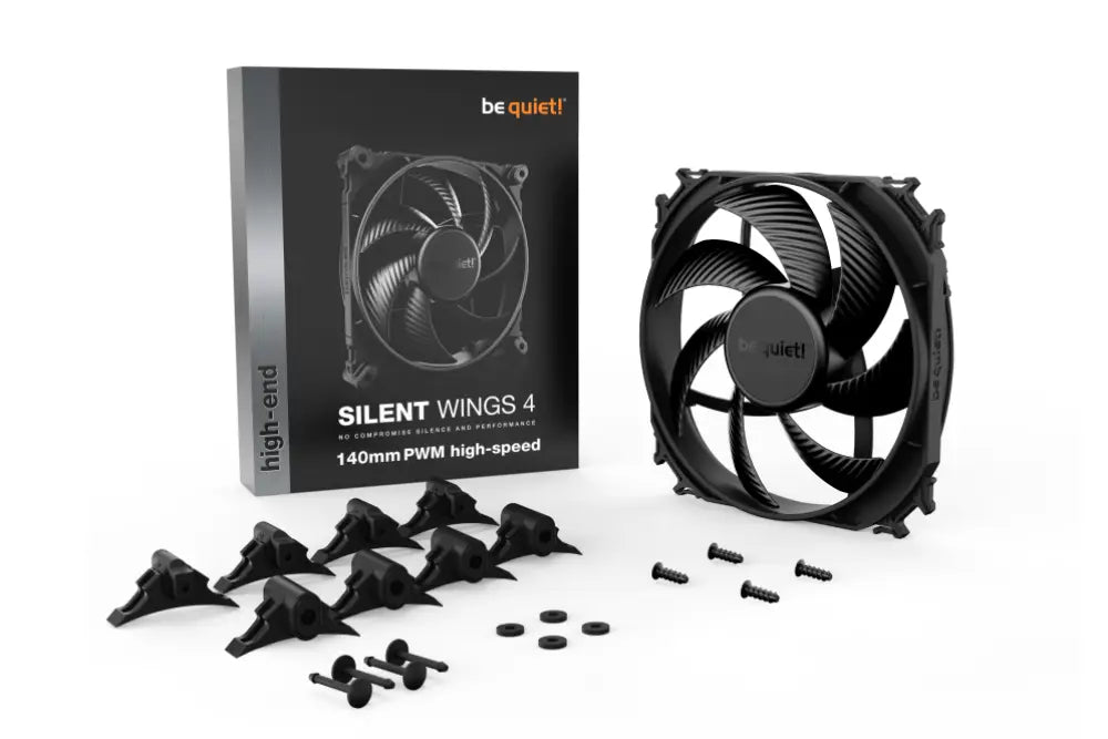 be quiet! SILENT WINGS 4 | 140mm PWM high-speed Carcasa del ordenador Ventilador 14 cm Negro 1 pieza(s) - detalle
