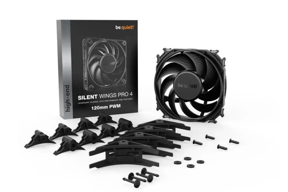 be quiet! SILENT WINGS PRO 4 | 120mm PWM Carcasa del ordenador Ventilador 12 cm Negro 1 pieza(s) - detalle